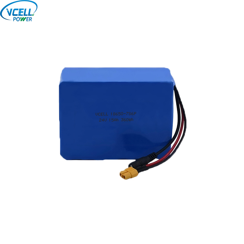 Литий-ионный аккумулятор для электровелосипеда 24 В, 15 Ач